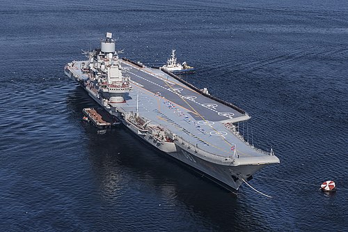 Soviet aircraft carrier Admiral Kuznetsov